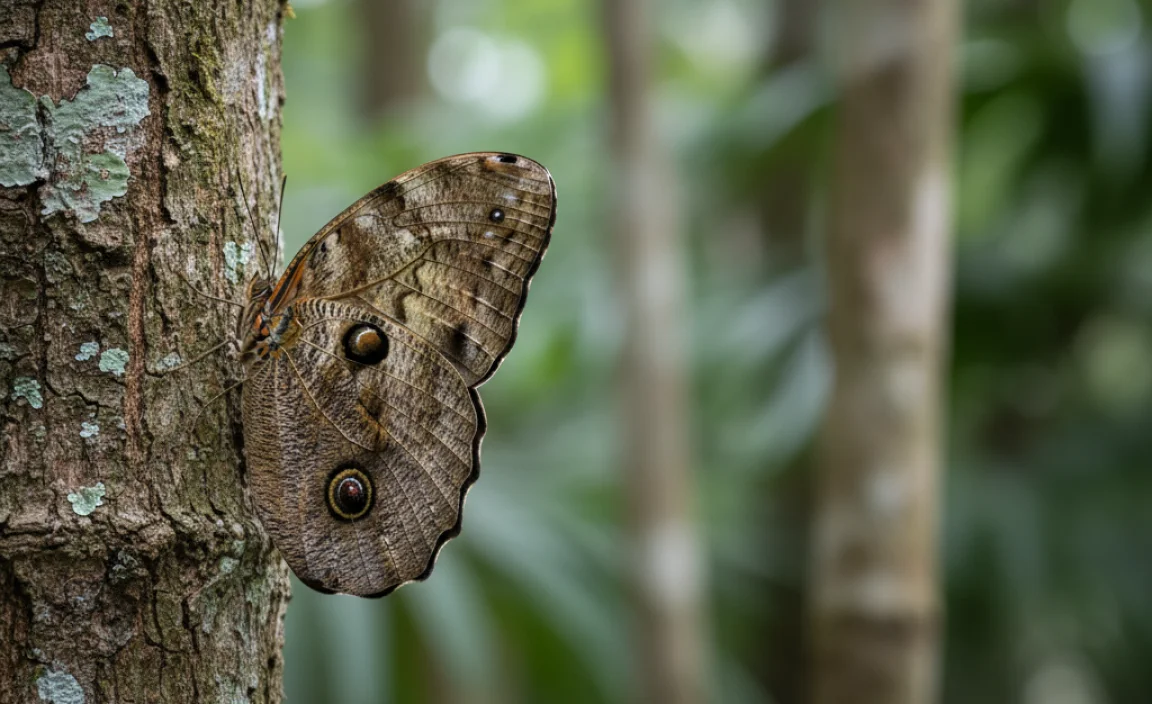 Bark Mimicry: Blending With Tree Trunks