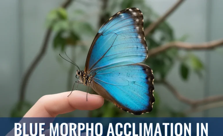 Blue Morpho Acclimation in Captivity: Easy Guide