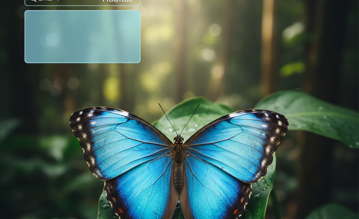 Blue Morpho Facts Quiz and Habitat