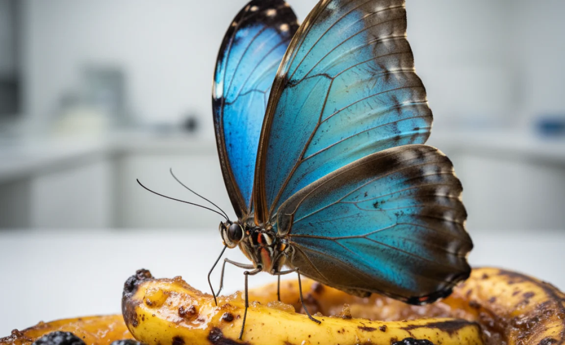 Blue Morpho Facts Quiz: Diet