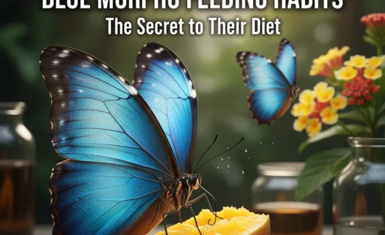 Blue Morpho Feeding Habits: The Secret to Their Diet