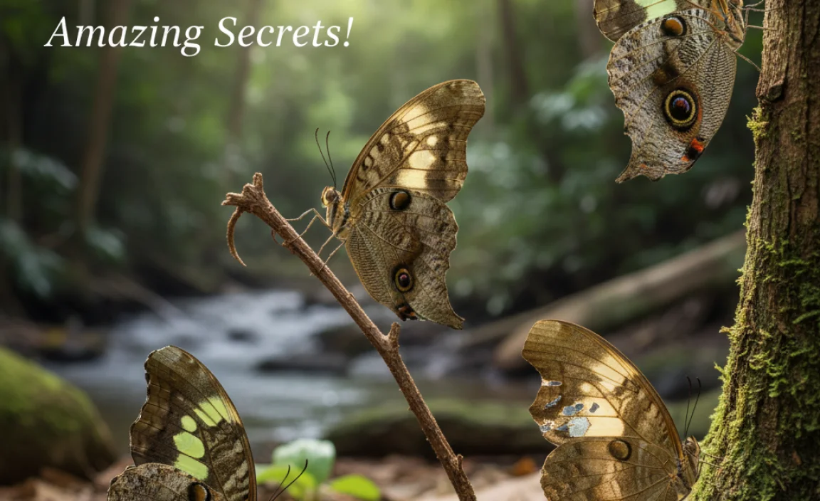Camouflage Through Wing Shape in Asian Butterflies