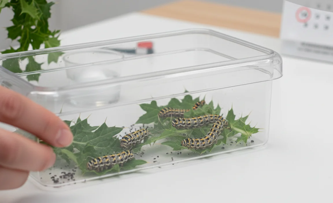 Caring for Painted Lady Caterpillars Properly