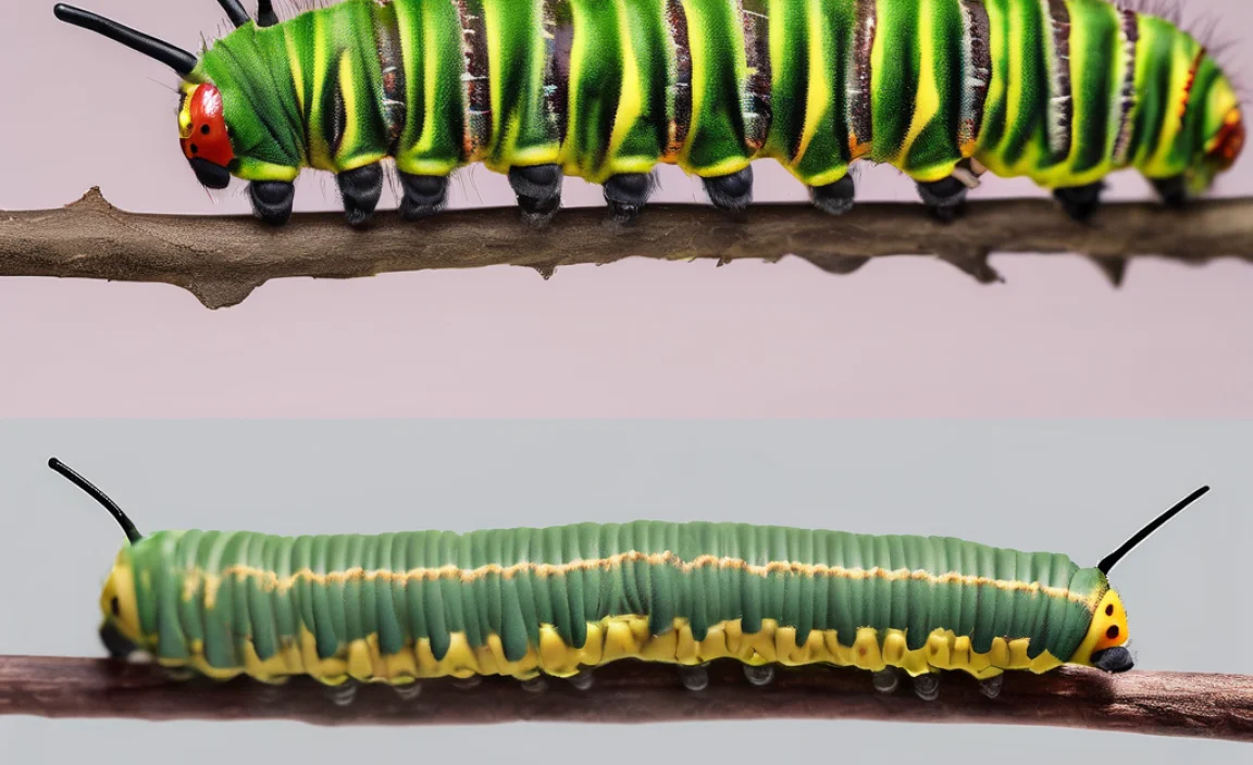 Caterpillar Coloration and Camouflage Techniques