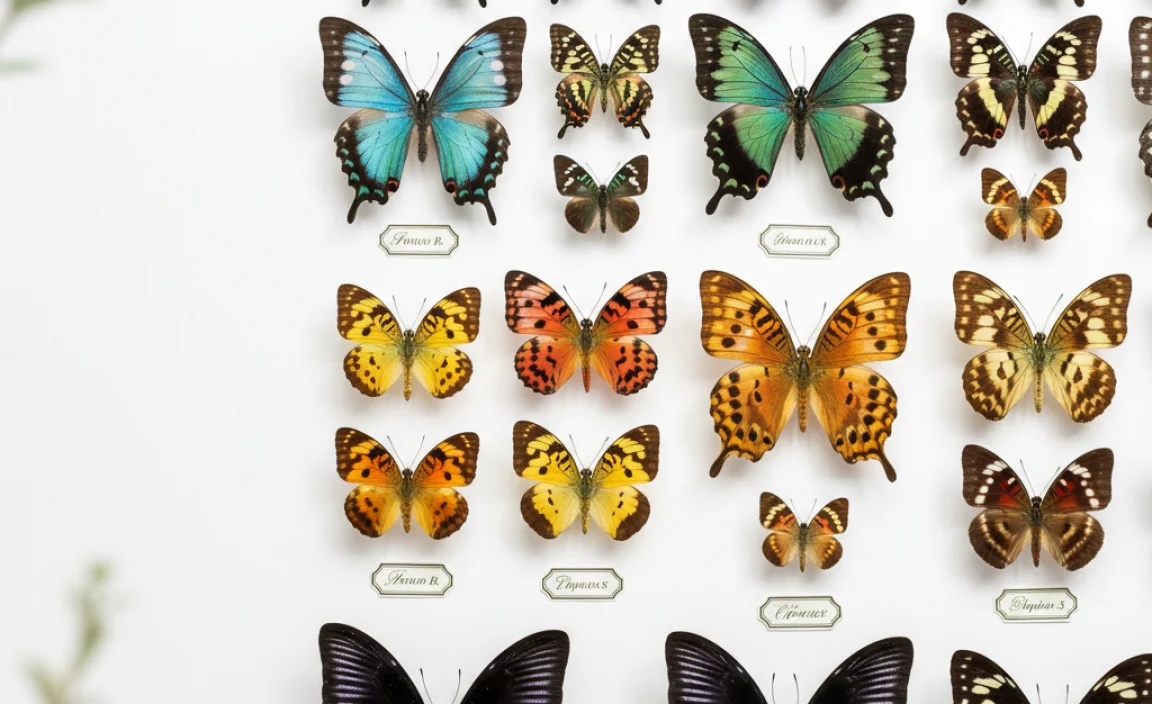 Color Variations in Asian Butterflies