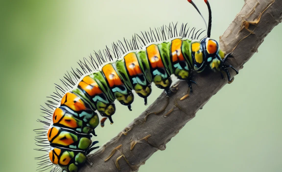 Common Asian Butterfly Caterpillar Families