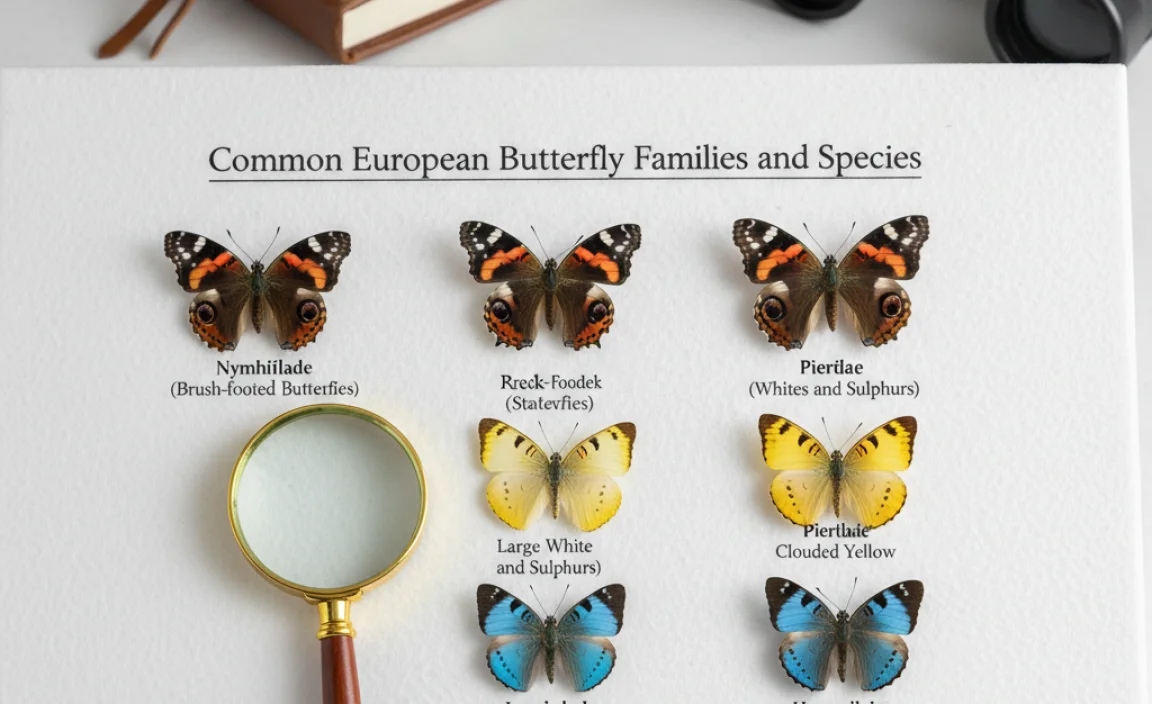 Common European Butterfly Families and Species
