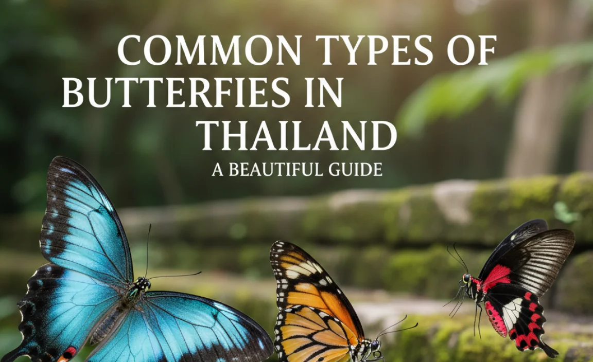 Common Types of Butterflies in Thailand