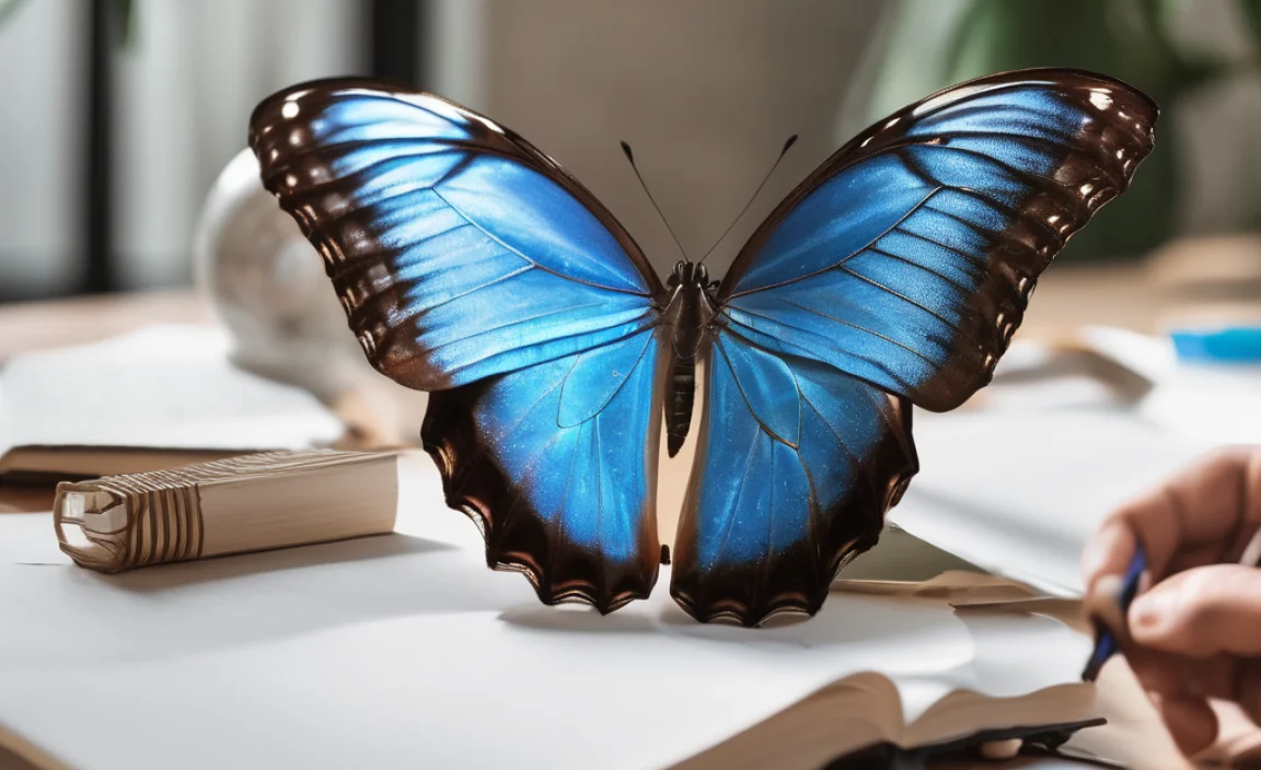 Comparing Blue Morpho to Other Butterflies for Teachers