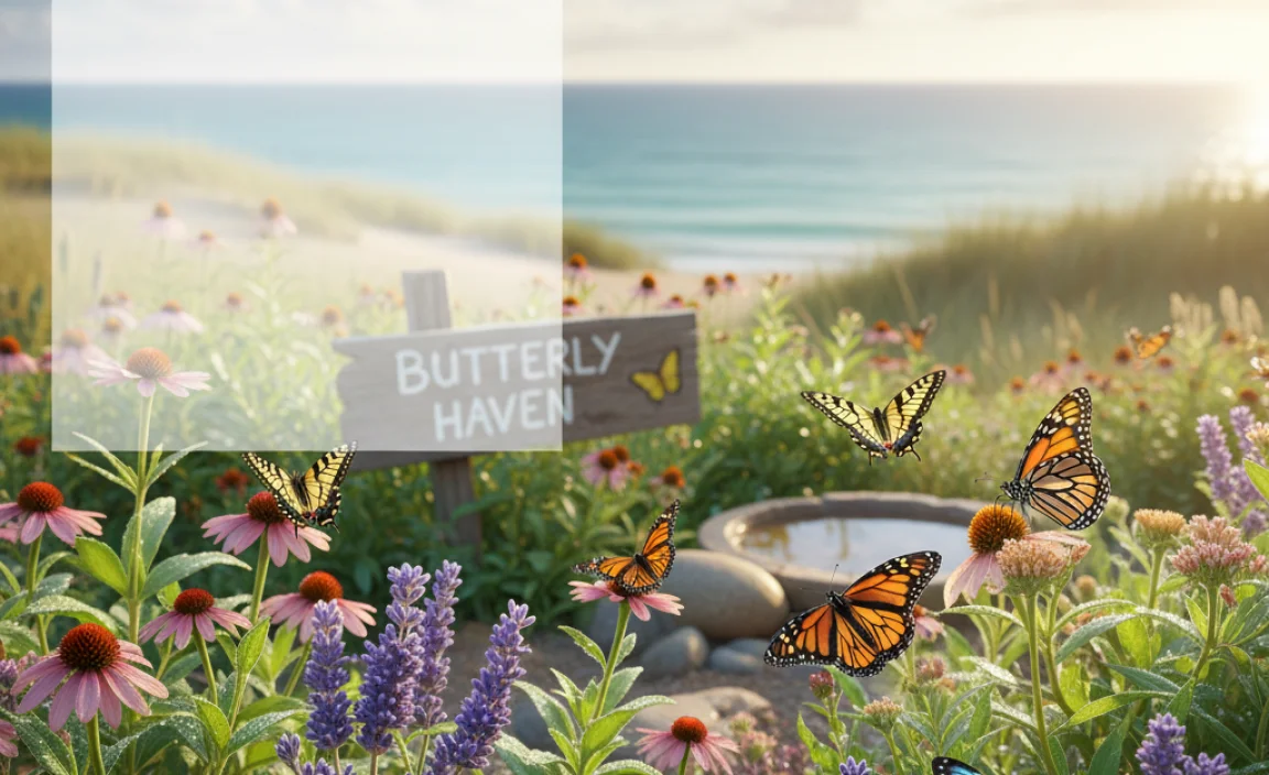 Creating Butterfly-Friendly Coastal Gardens