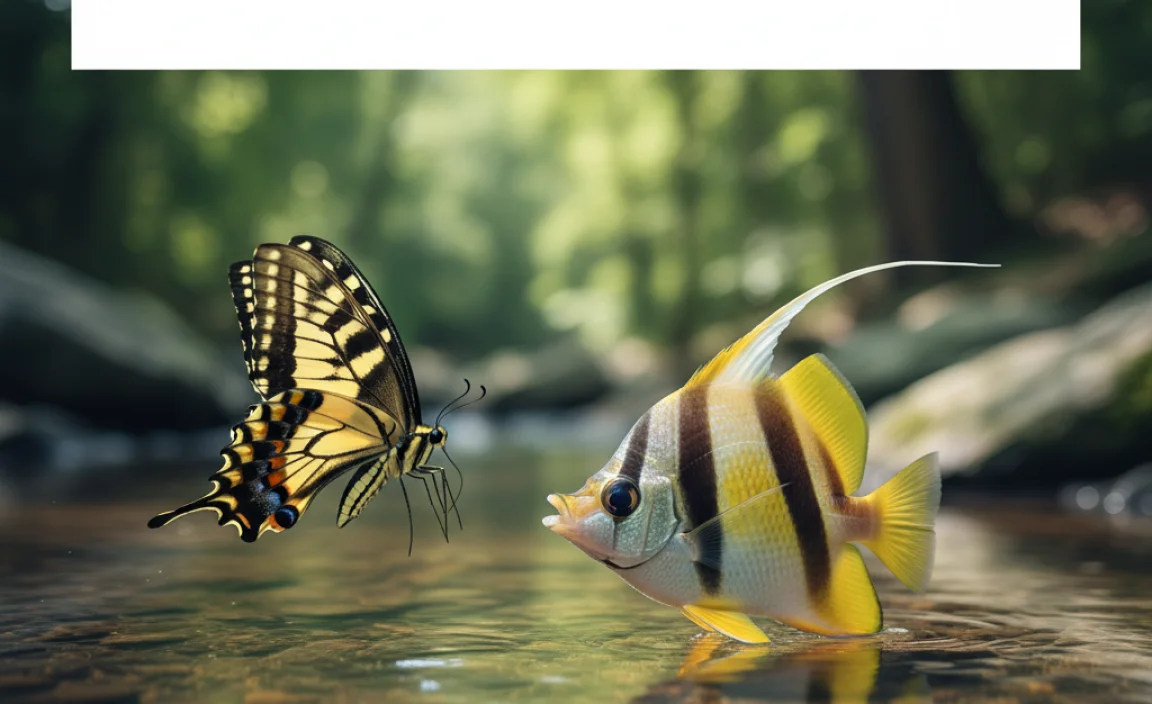Detailed Comparison: Swallowtail Butterfly vs. Swallowtail Fish