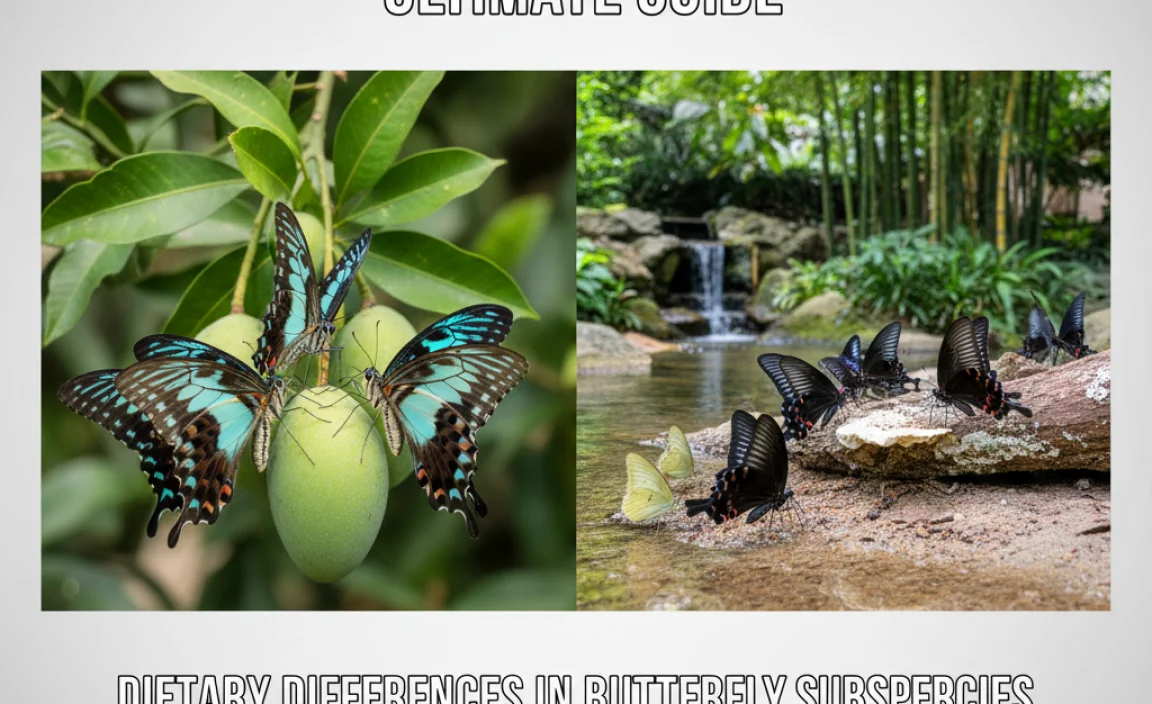 Dietary Differences in Butterfly Subspecies