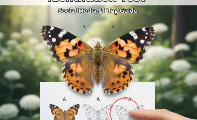 Easy Painted Lady Butterfly Identification Test