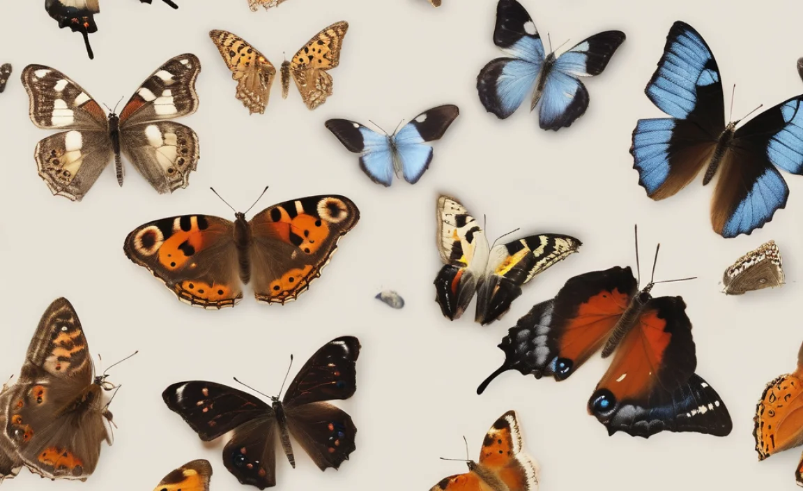 Examples of European Butterflies and Their Field Marks
