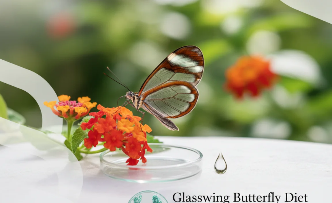 Glasswing Butterfly Diet