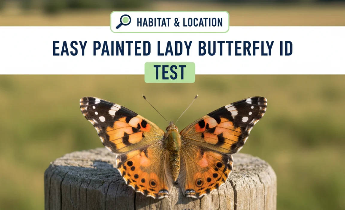 Habitat & Location for Painted Lady ID