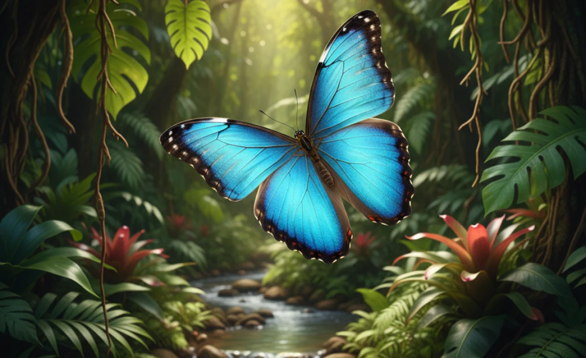 Habitat and Range of the Blue Morpho