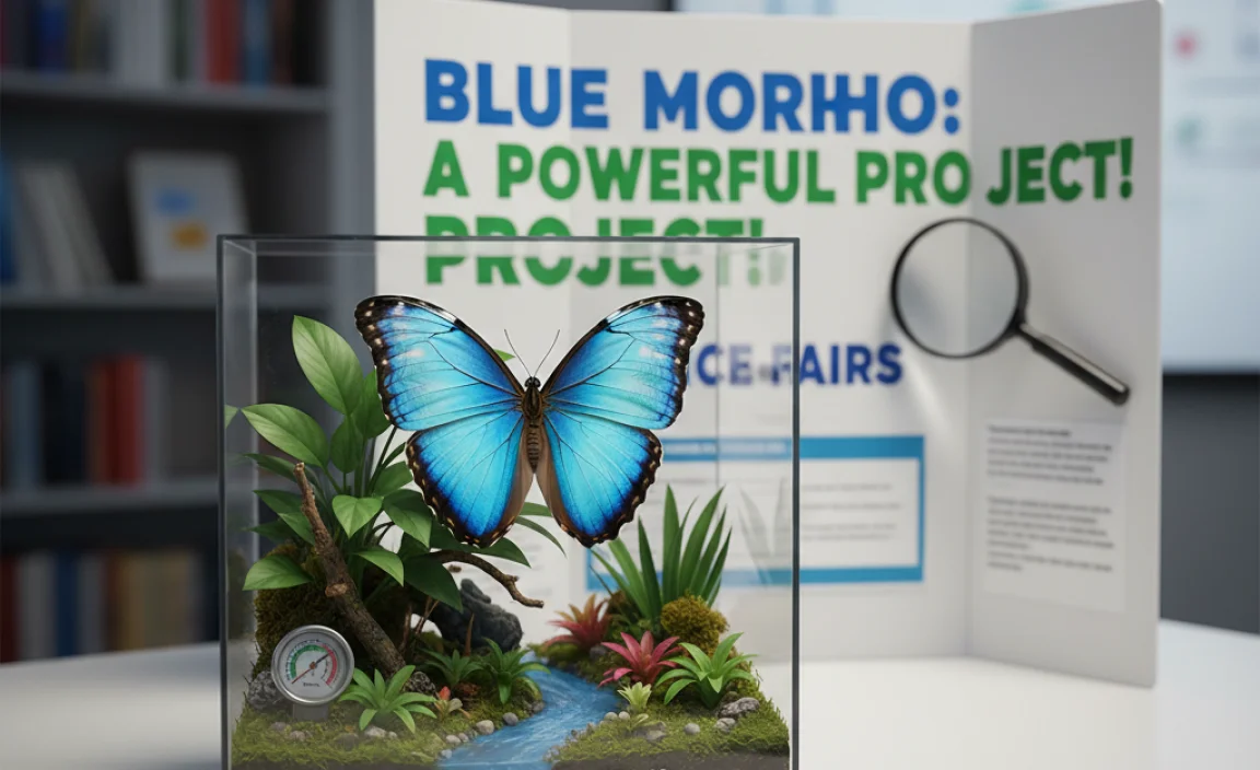 Habitat of the Blue Morpho for Science Fairs