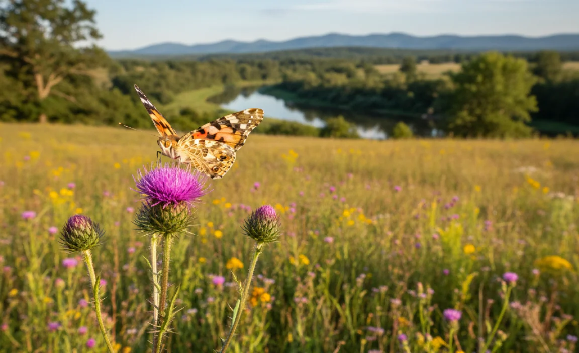 Habitats of Painted Lady Butterflies