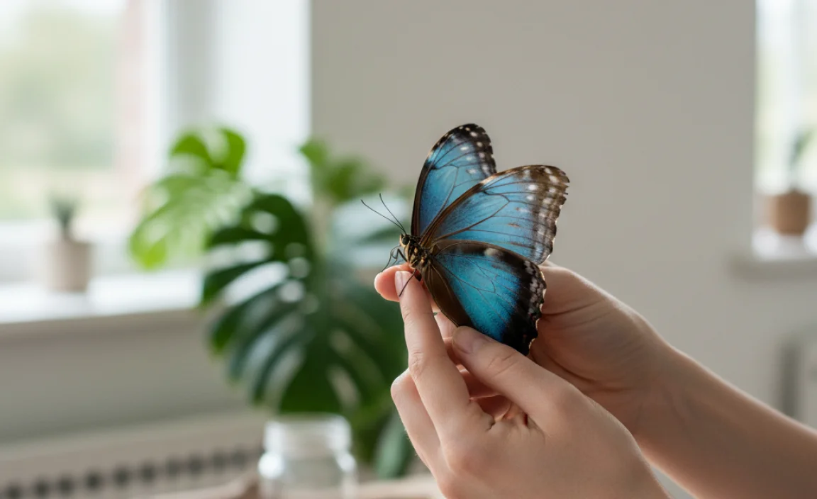 Handling Techniques for Blue Morpho Acclimation