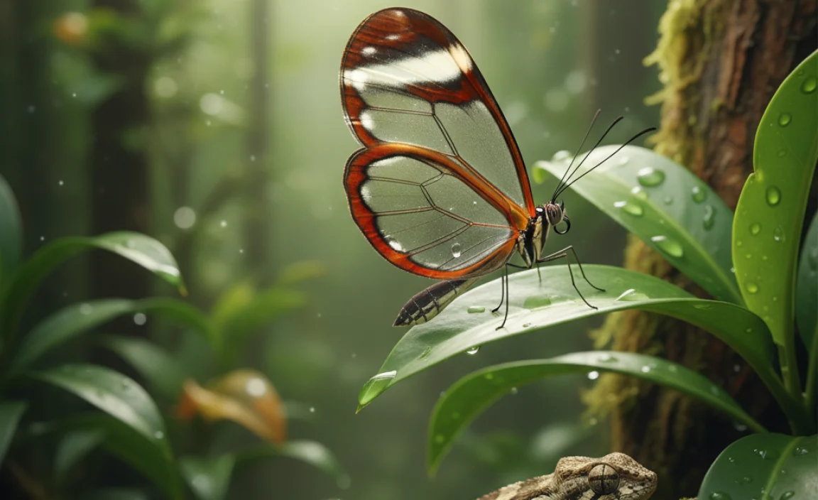 How Do Glasswing Butterflies Protect Themselves?