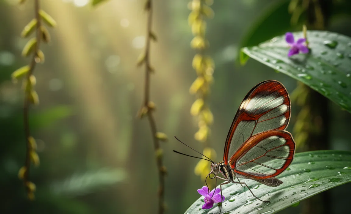 How Do Glasswing Butterflies Protect Themselves?