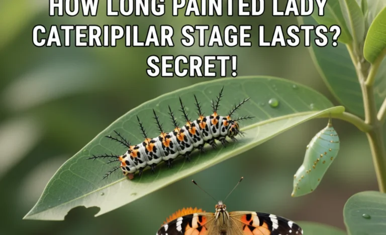 How Long Painted Lady Caterpillar Stage Lasts? Secret!
