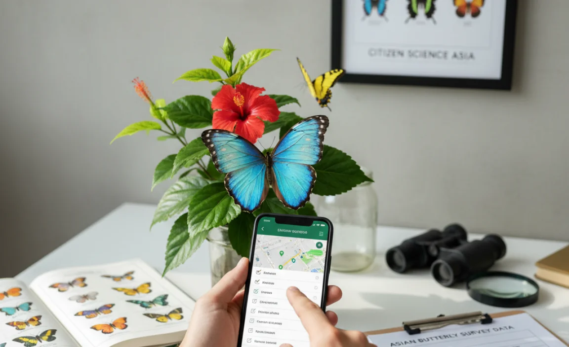 How to Participate in Citizen Science Butterfly Projects