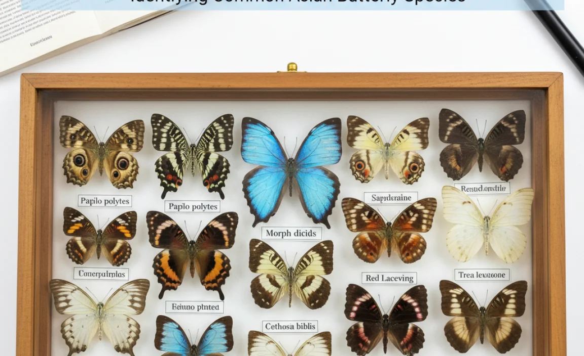 Identifying Common Asian Butterfly Species