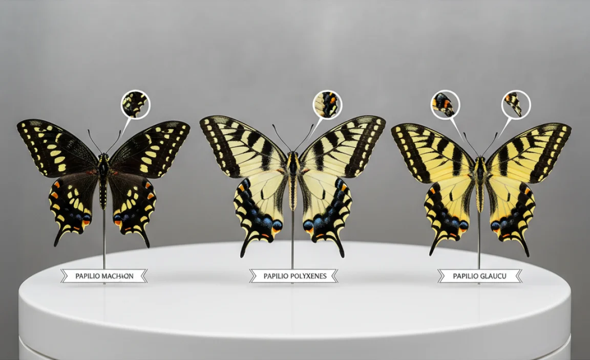 Identifying Swallowtail Butterflies by Wing Pattern