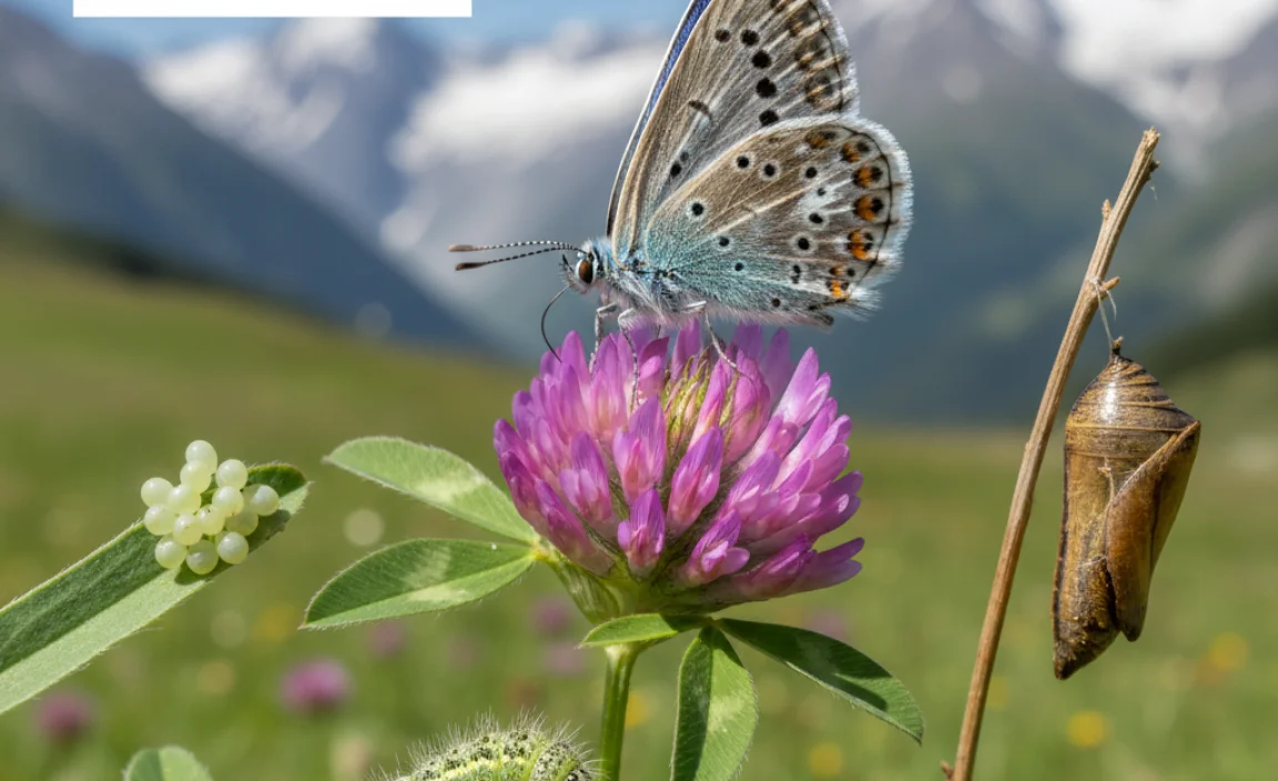 Life Cycle and Behavior of Alpine Butterflies