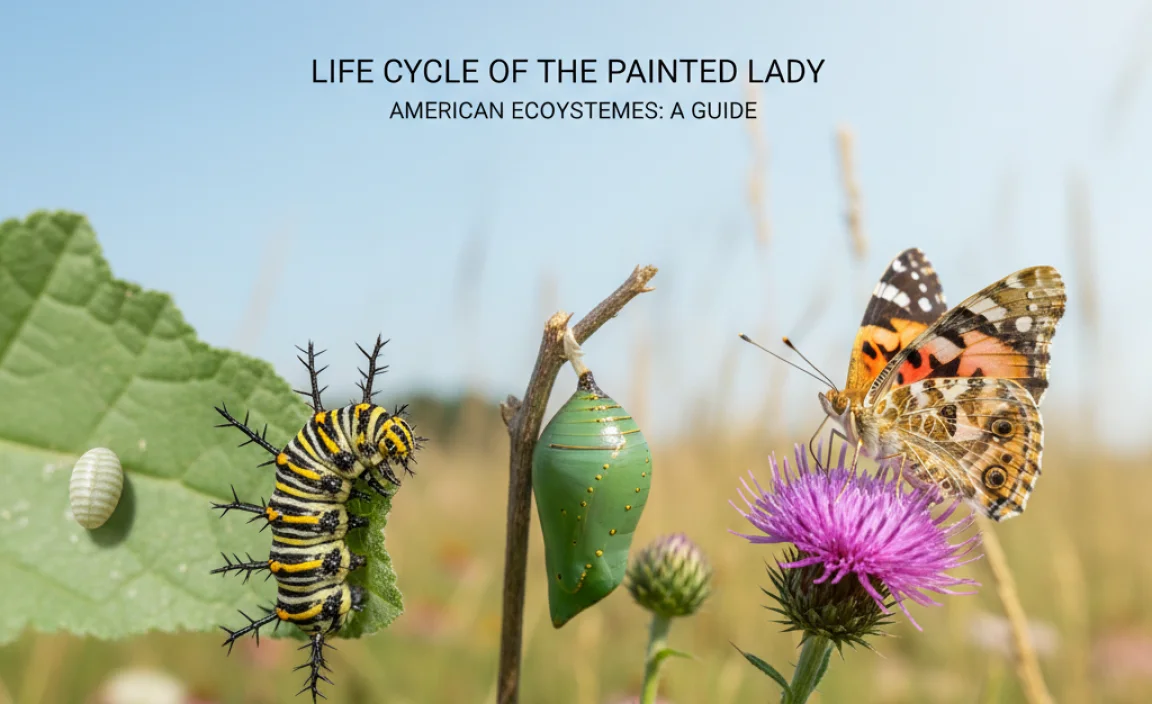 Life Cycle of the Painted Lady