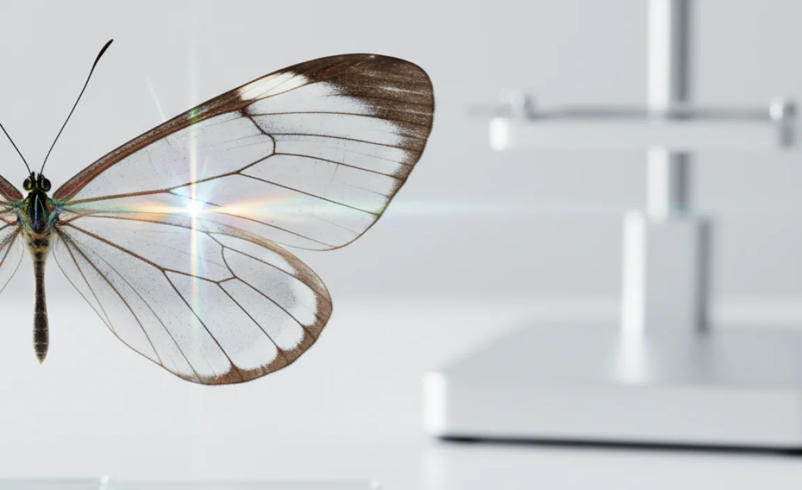 Optical Study of Glasswing Butterfly Wings