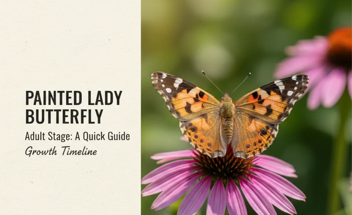 Painted Lady Butterfly: Adult Stage