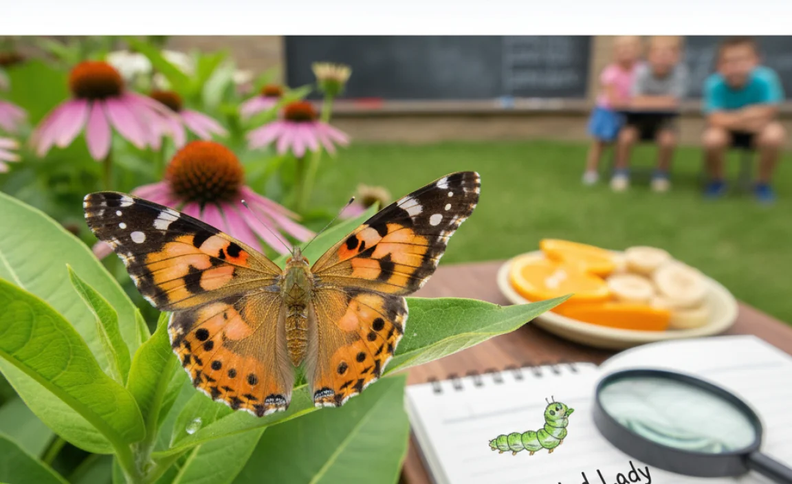 Painted Lady Butterfly Facts for Grade 5: What Do They Eat?