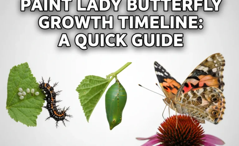 Painted Lady Butterfly Growth Timeline: A Quick Guide