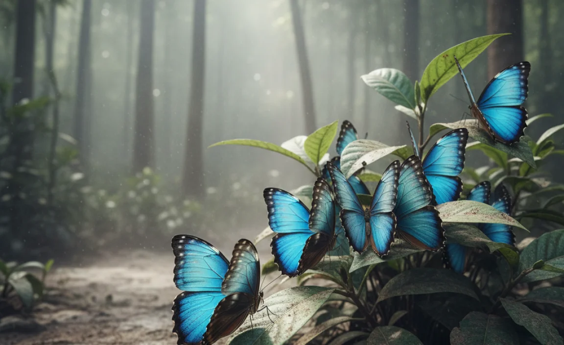 Pollution and Blue Morpho Populations
