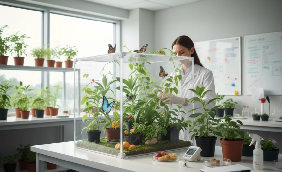Setting Up the Butterfly Enclosure