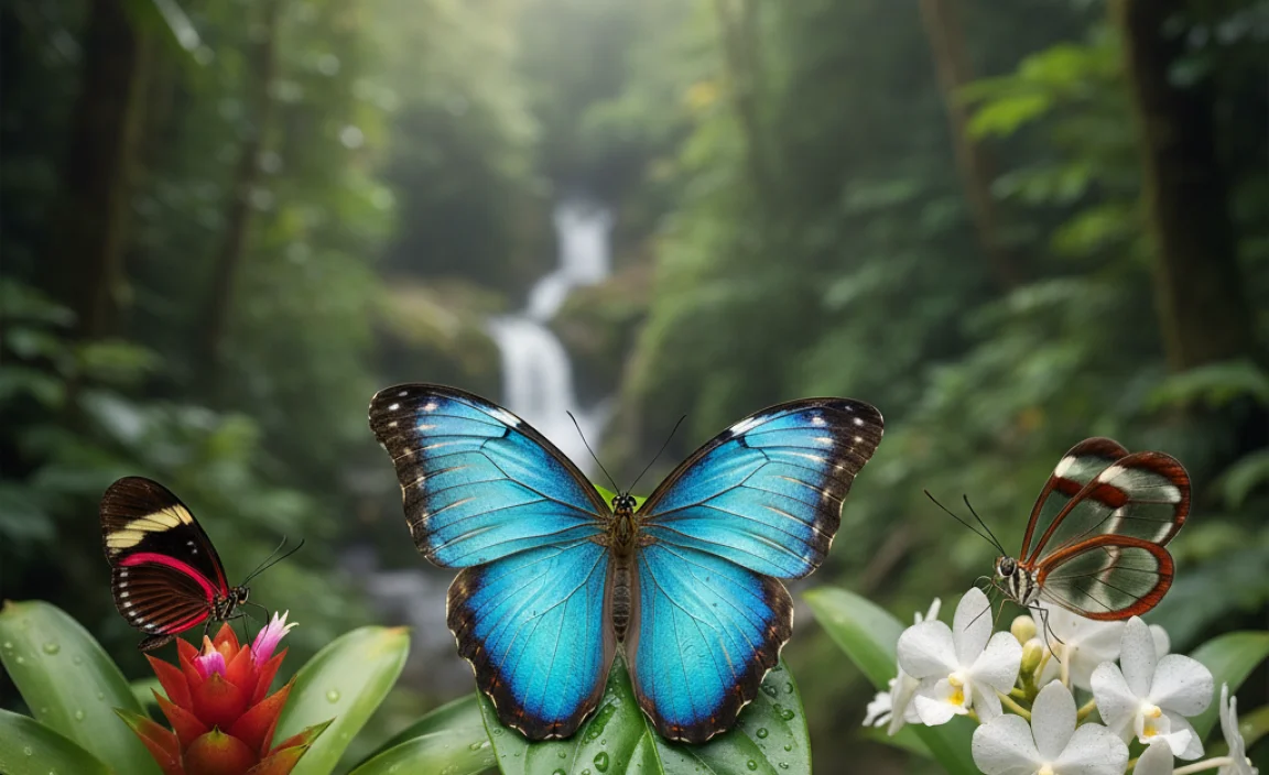 Specific Butterfly Species in Ecuador