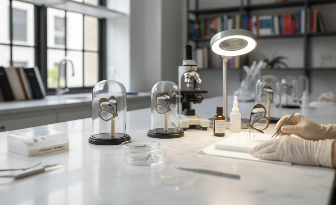 Step-by-Step Guide to Preparing Glasswing Butterfly Museum Specimens