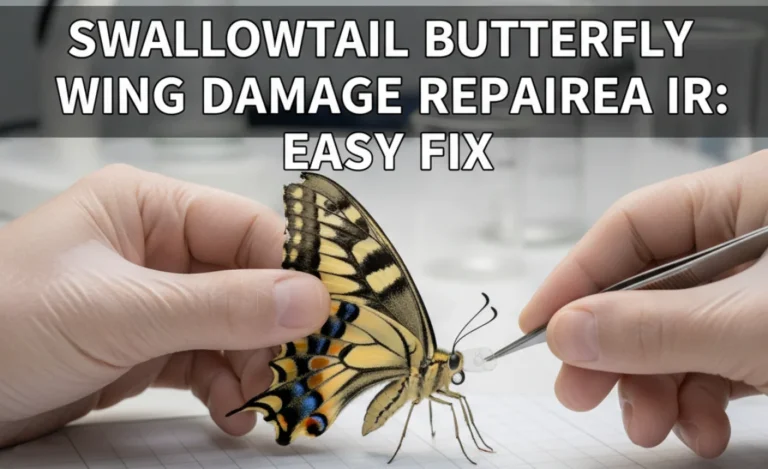 Swallowtail Butterfly Wing Damage Repair: Easy Fix