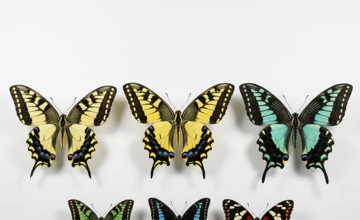 Swallowtail Species and Their Unique Wing Patterns