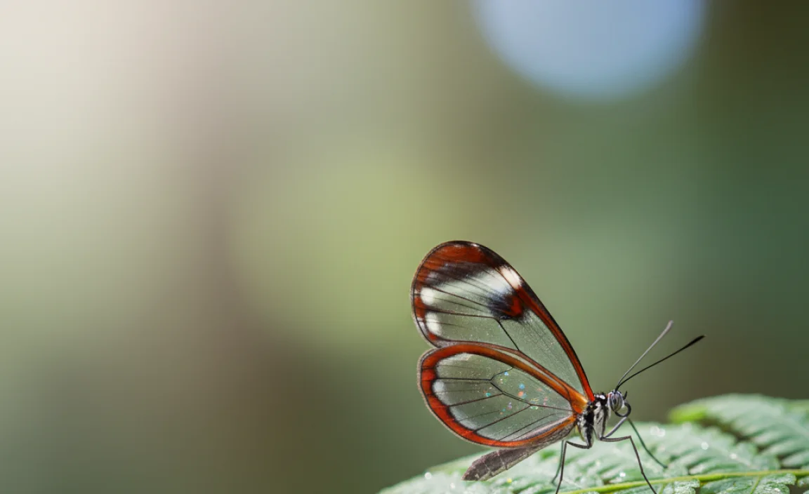 The Amazing Glasswing Butterfly