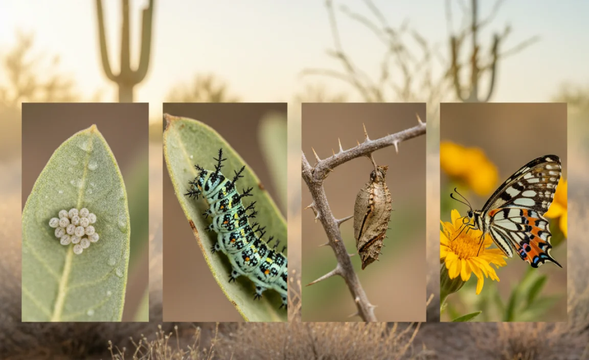 The Life Cycle Of Desert Butterflies
