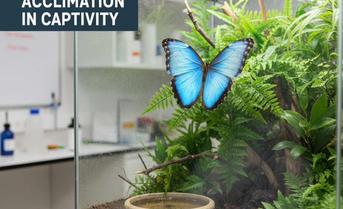 Understanding Blue Morpho Acclimation in Captivity