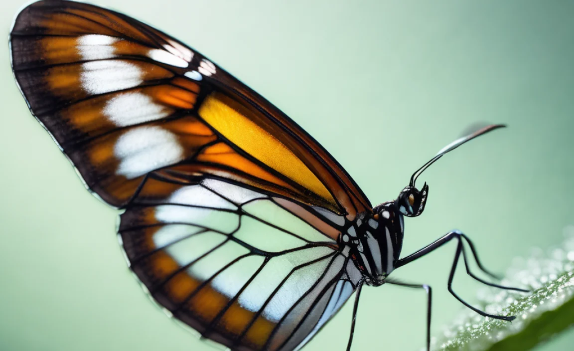 Understanding Glasswing Butterfly Nanostructures