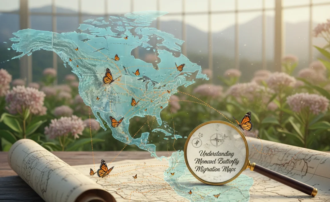 Understanding Monarch Butterfly Migration Maps