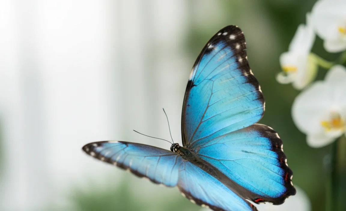 Understanding the Blue Morpho Fluttering Motion