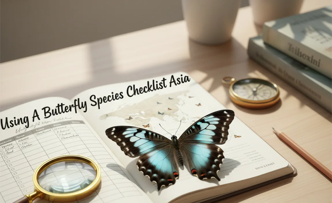 Using A Butterfly Species Checklist Asia