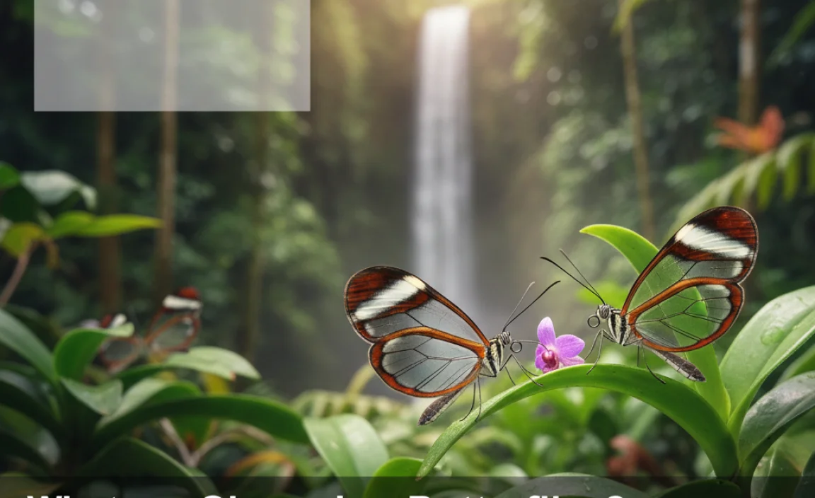 What are Glasswing Butterflies?